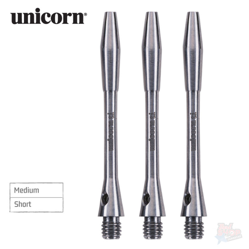Steli Per Freccette Unicorn XL In Alluminio - Confezione Da 3 O 15, Lunghezza S (35,1mm) E M (45,6mm)
