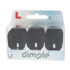 Alternative view of L-Style Champagne L3PRO Shape Dimple Flight Black