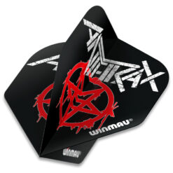 Alternative view of Winmau Rock Legends Flight Anthrax Logo