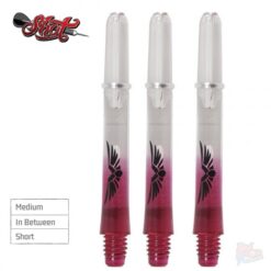Shot! Eagle Claw Shaft Two Tone Clear- Red