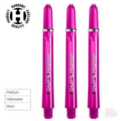 Harrows Supergrip Shafts Dark Pink