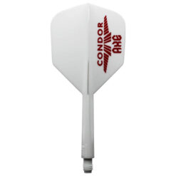 Condor AXE Flight Logo Small White Red