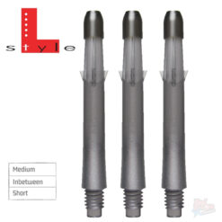 L-Style Two Tone L-Shaft Locked Black Silver