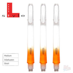 L-Style Two Tone L-Shaft Locked Clear Orange