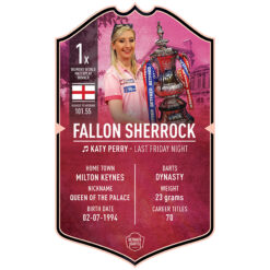 Ultimate Darts Card Fallon Sherrock 2023