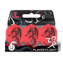 Alternative view of L-Style Signature Champagne Flight L3PRO Shape Neil Duff V1 Red