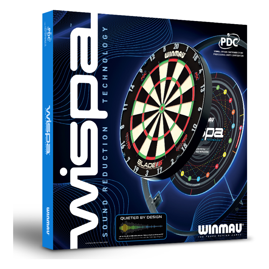thumbnail image 2 of Winmau Wispa Dart Board Sound Reduction System – Man Cave Gift 2 of 4