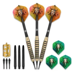 Alternative view of Shot Softtip Talisman Darts Set 18 Gram