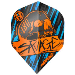 Harrows Savage Flight Orange Blue