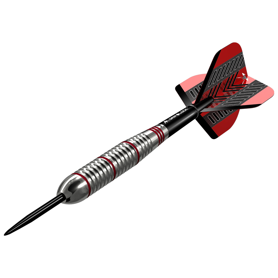 Mission Roque Silver Red Brass Darts - Afbeelding 2