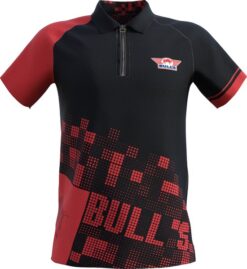 Bull's Plain Polo Black Red