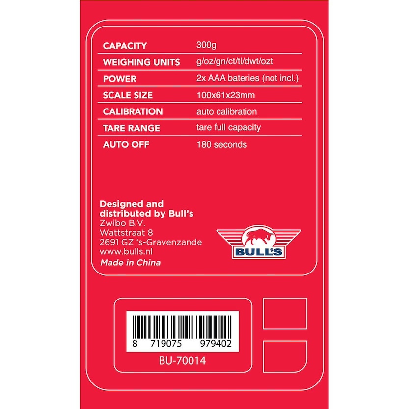 Bull's Darts Pocket Scale - Afbeelding 3
