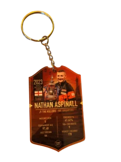 Ultimate Darts Card Sleutelhanger Nathan Aspinall
