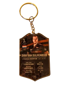 Ultimate Darts Card Sleutelhanger Dirk van Duijvenbode