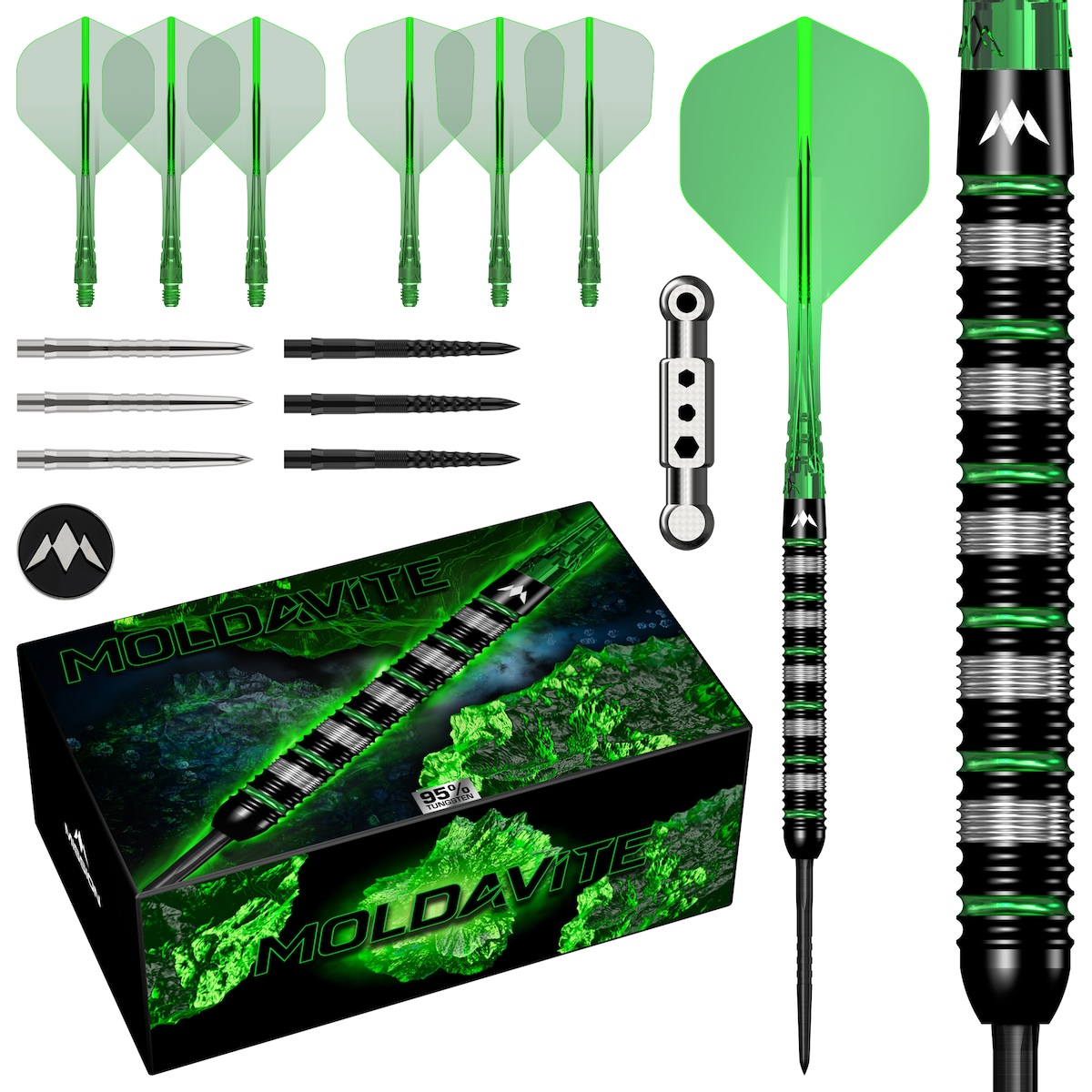 Mission Moldavite 95% Tungsten