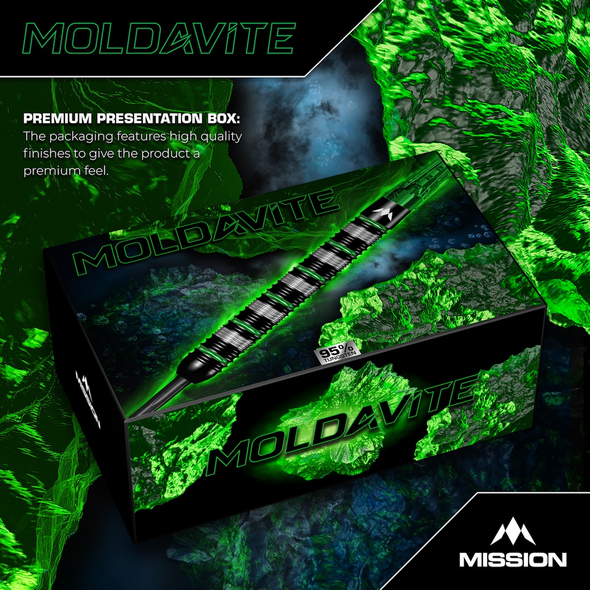 Mission Moldavite 95% Tungsten - Afbeelding 4