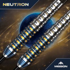 Alternative view of Mission Neutron Blue Gold 95% Tungtsen