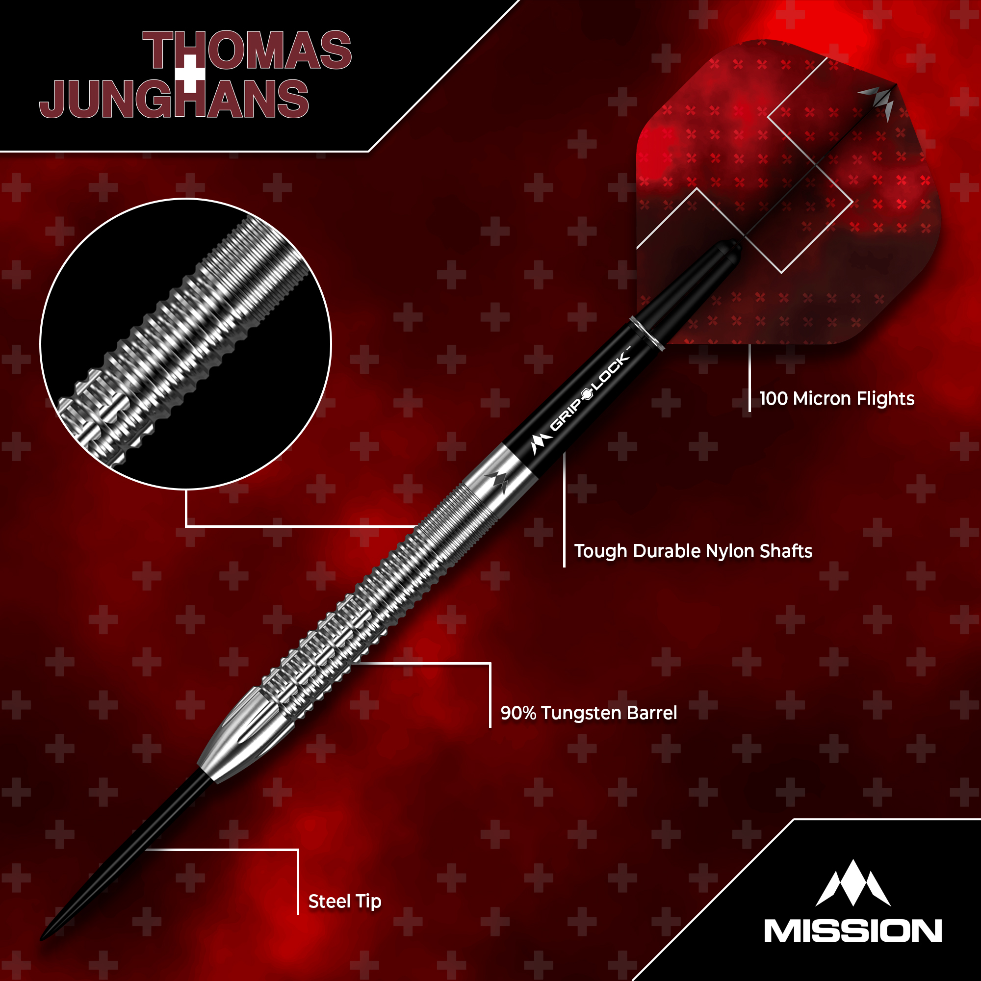 Mission Thomas Junghans 90% Tungtsen - Afbeelding 3
