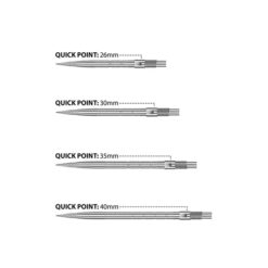 Alternative view of Harrows Quick Point Microgrip Silver