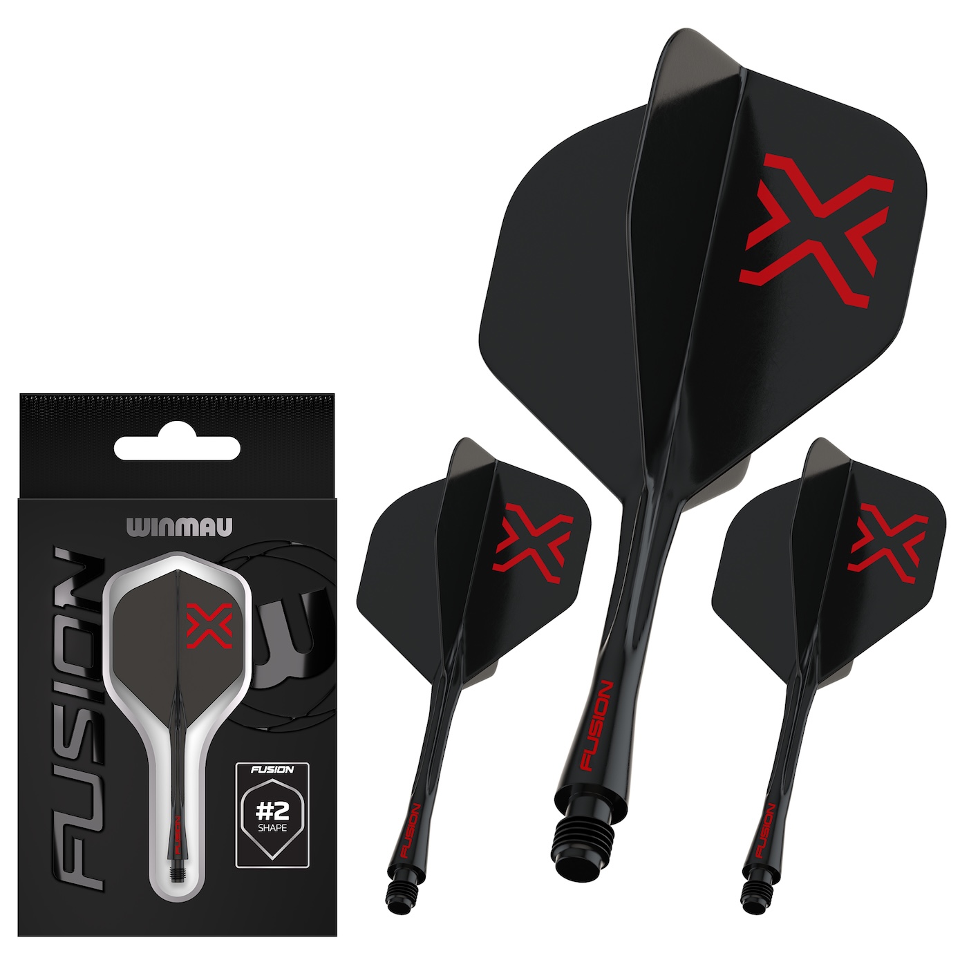 Winmau Blade X Fusion Flight Black