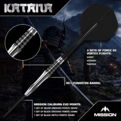 Alternative view of Mission Katana 95% Tungtsen