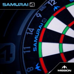 Alternative view of Mission Samurai 4  Dartboard