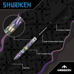 Alternative view of Mission Schuriken 90% Tungtsen