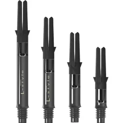 Alternative view of L-Style Carbon Silent Spin L-Shaft Clear Black