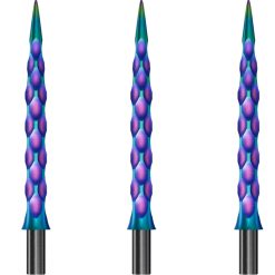 Cuesoul Touch Point II Replacement Dart Steel Points Rainbow Color