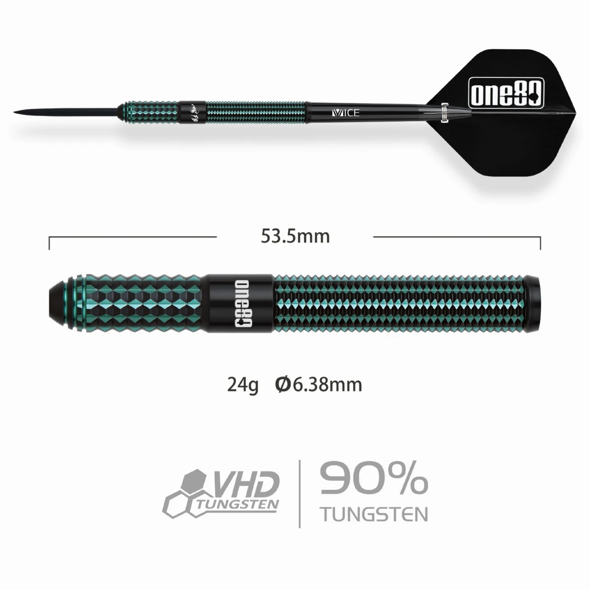 One80 FB Leung V3 90% Tungsten 24 Gram - Afbeelding 2