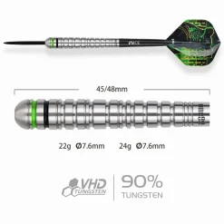Alternative view of One80 Panther C 80% Tungsten