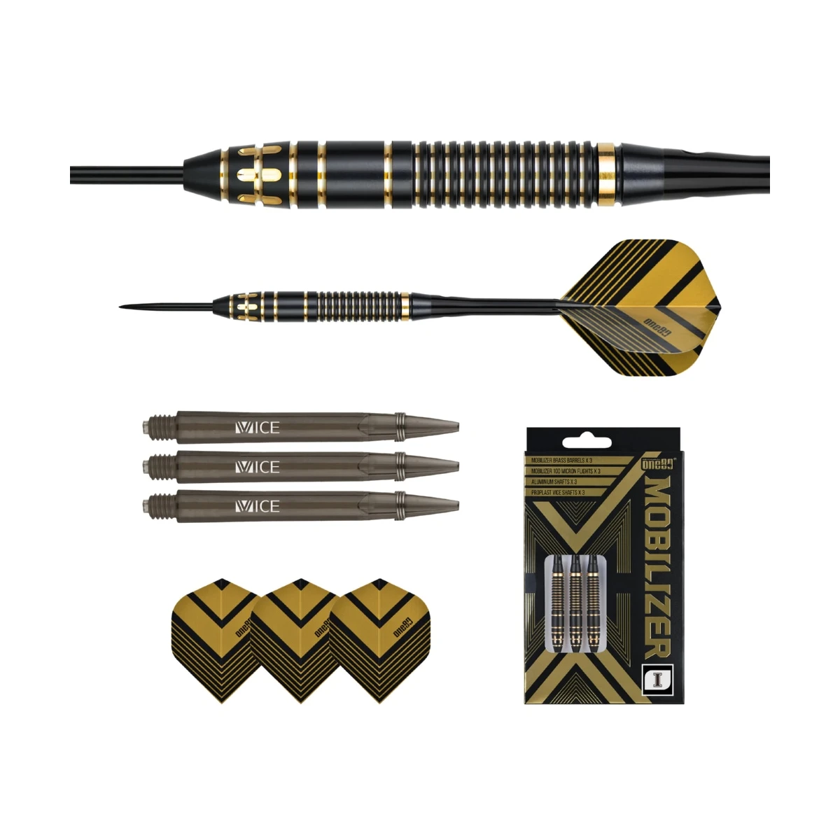 One80 Mobilizer 01 Brass Darts - Afbeelding 2