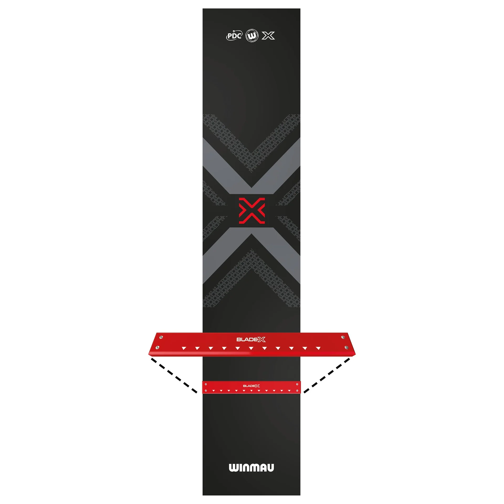 Winmau Blade X Pro Zone PVC Dart Mat - Afbeelding 4
