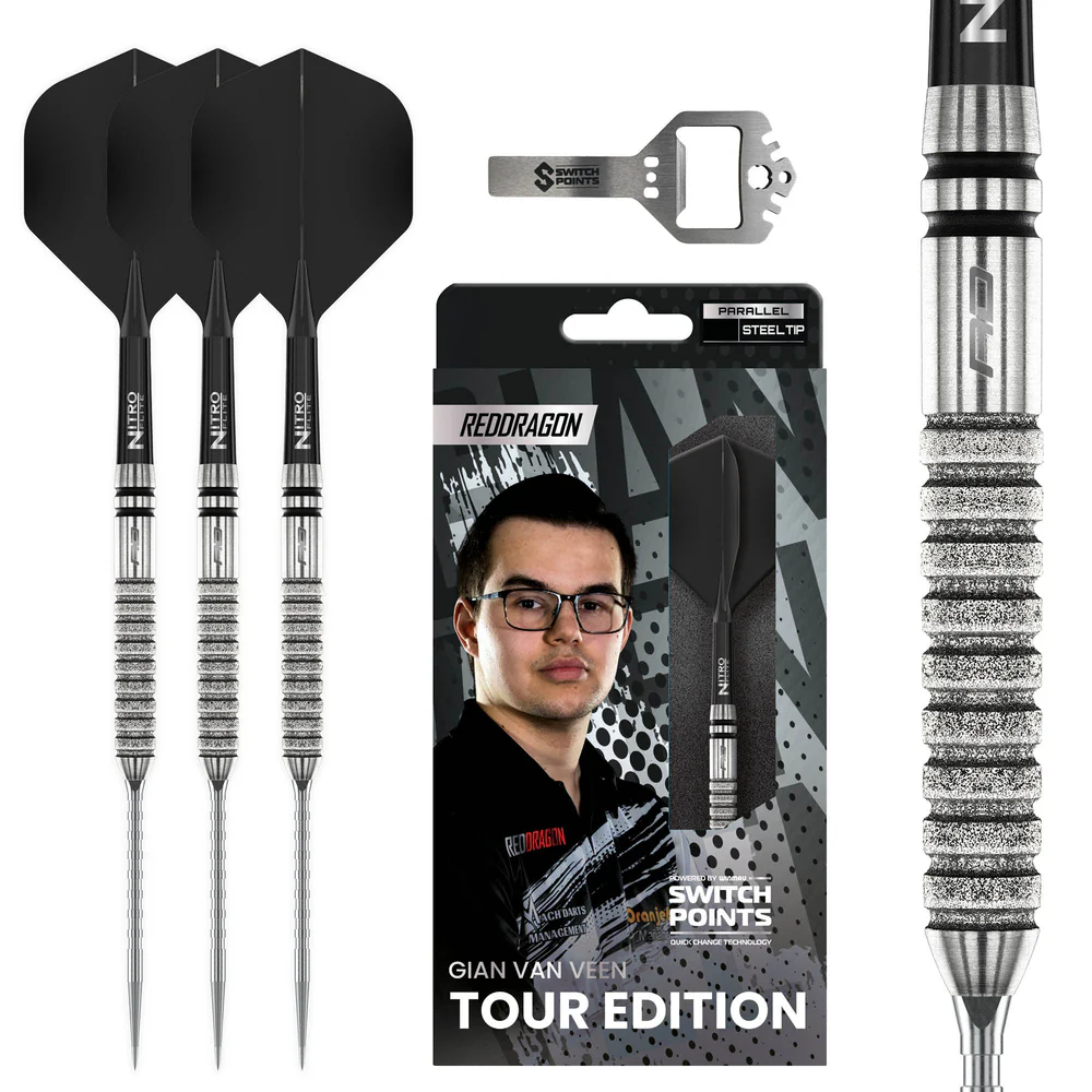 Red Dragon Gian Van Veen Tour Edition Switch Point 90% Tungsten