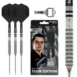 Alternative view of Red Dragon Gian Van Veen Tour Edition Switch Point 90% Tungsten