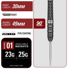 Alternative view of Target Japan Swiss Black Marque Eclipse 90% Tungsten
