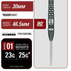 Alternative view of Target Japan Prime Series Black Marque PW G3 90% Tungsten