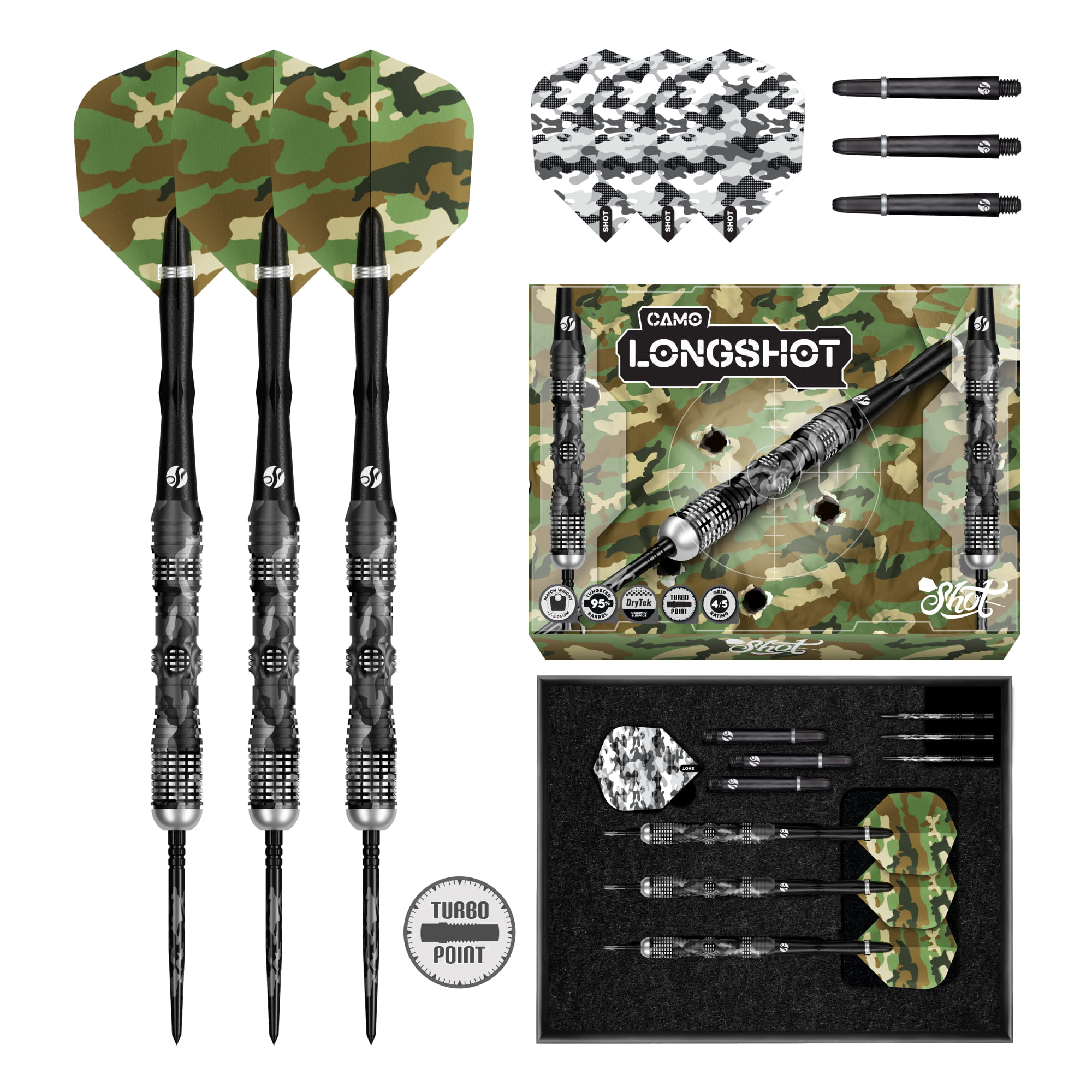 Shot Camo Longshot Turbo Point 95% Tungsten