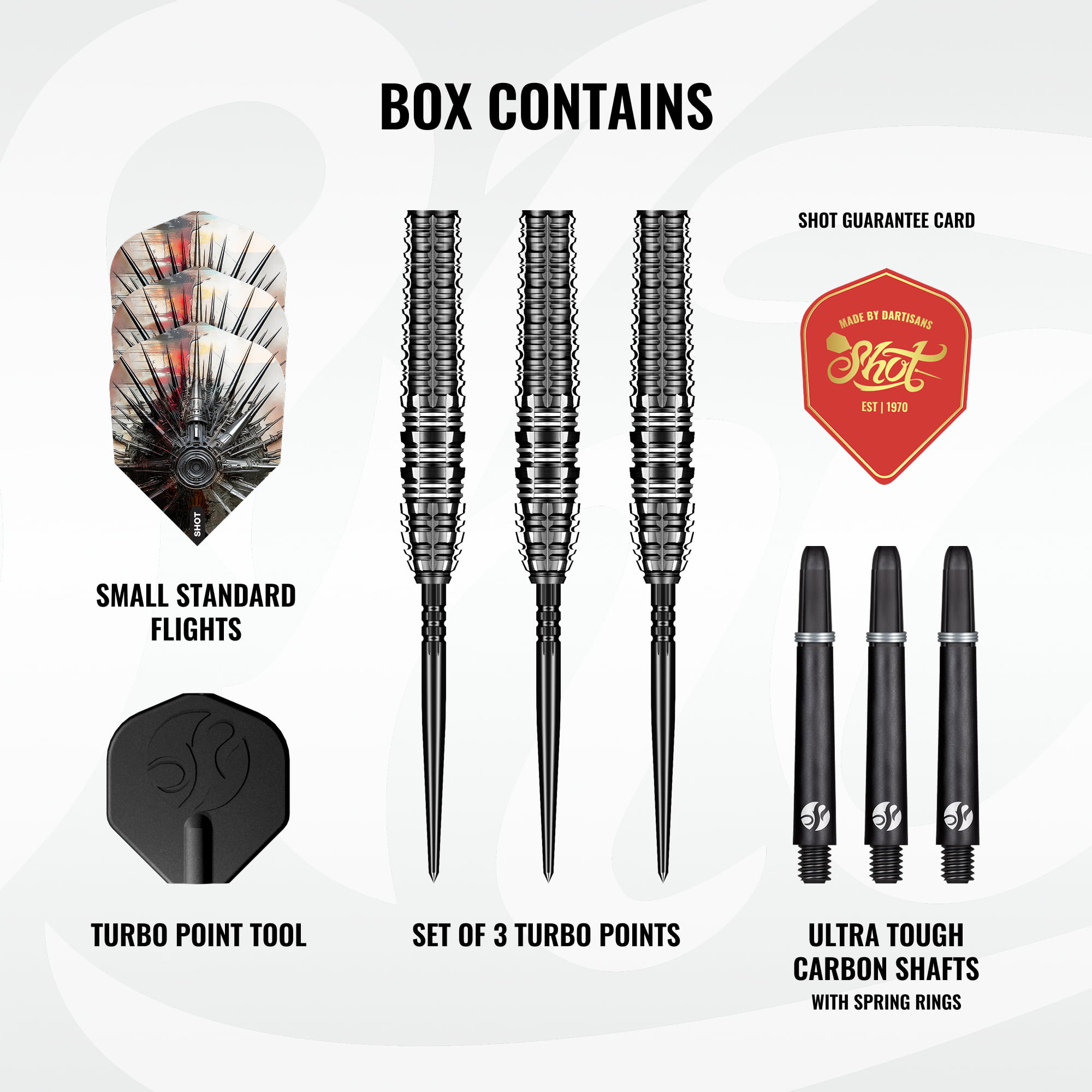 Shot Gnarly Smasha Turbo Point 90% Tungsten - Afbeelding 3