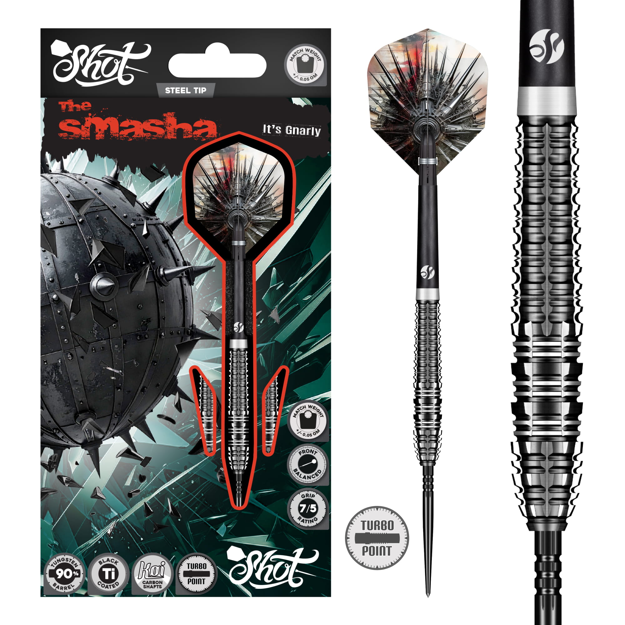 Shot Gnarly Smasha Turbo Point 90% Tungsten