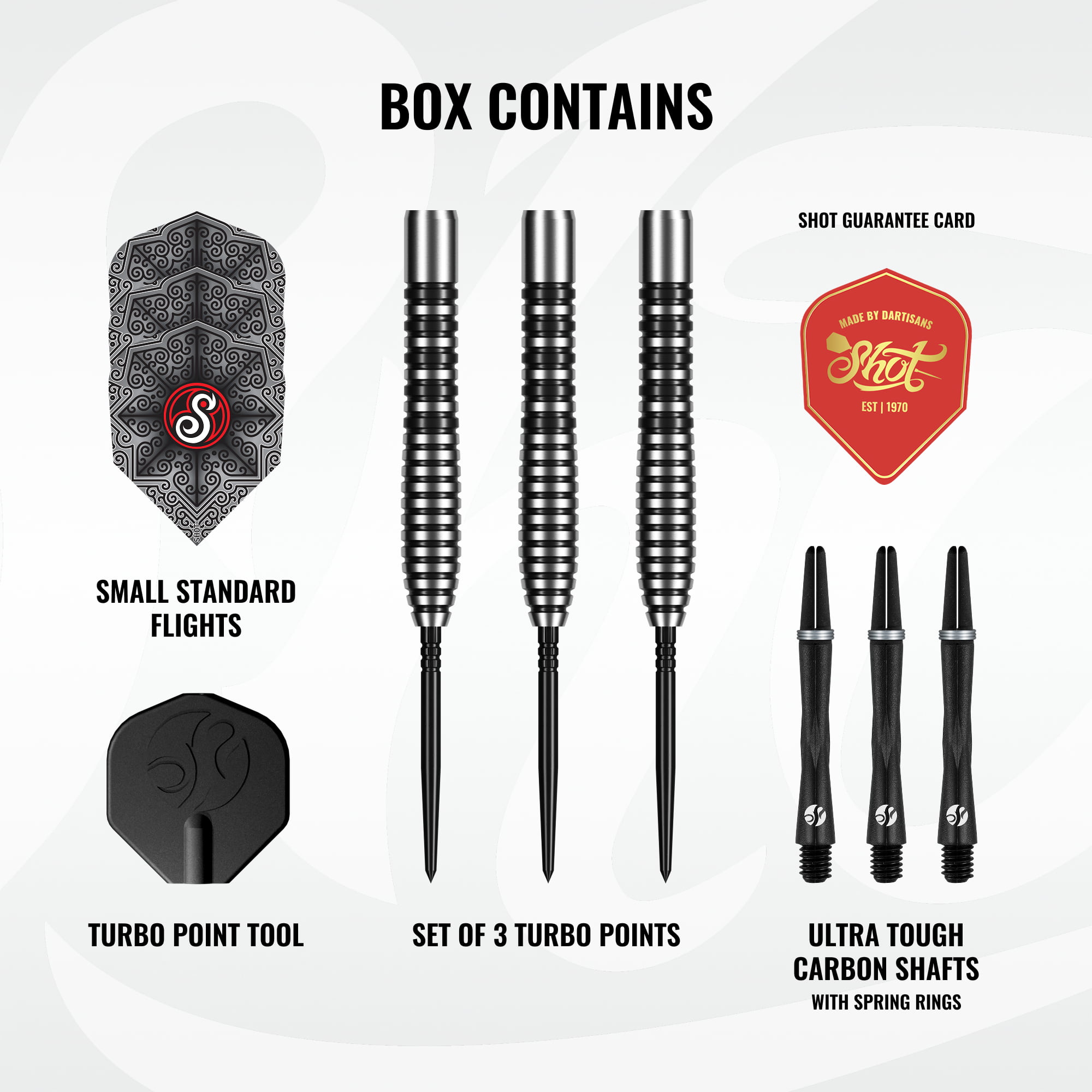 Shot Pro Series Raymond Smith Turbo Point 90% Tungsten 22 Gram - Afbeelding 2