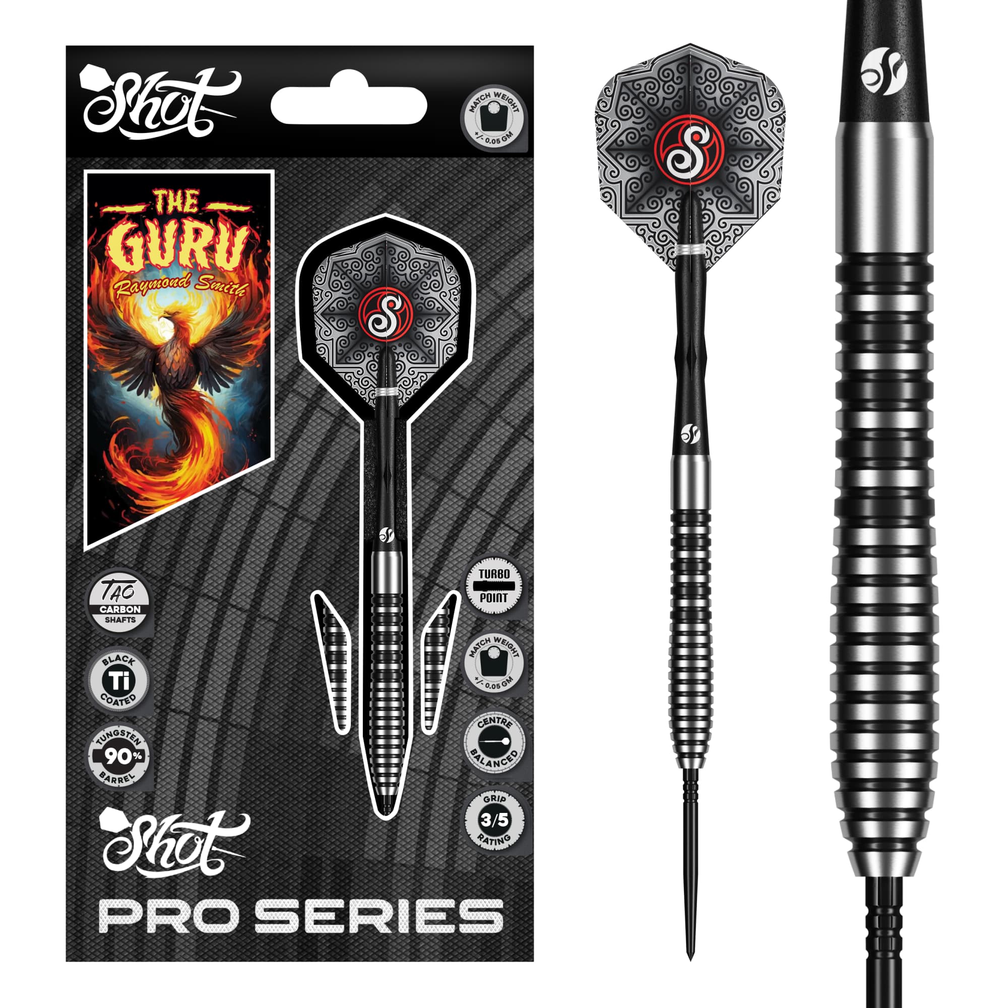 Shot Pro Series Raymond Smith Turbo Point 90% Tungsten 22 Gram