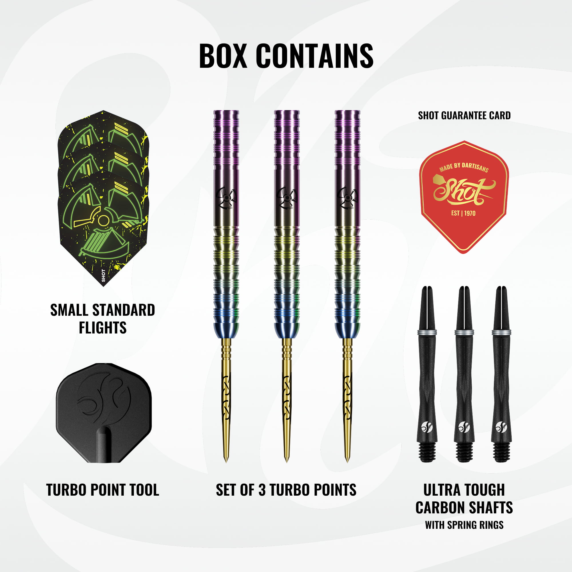Shot Pro Series Stowe Buntz 3.0 Turbo Point 90% Tungsten 23 Gram - Afbeelding 3