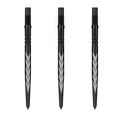 Shot Turbo Steel Tip Points Tribal Weapon Black