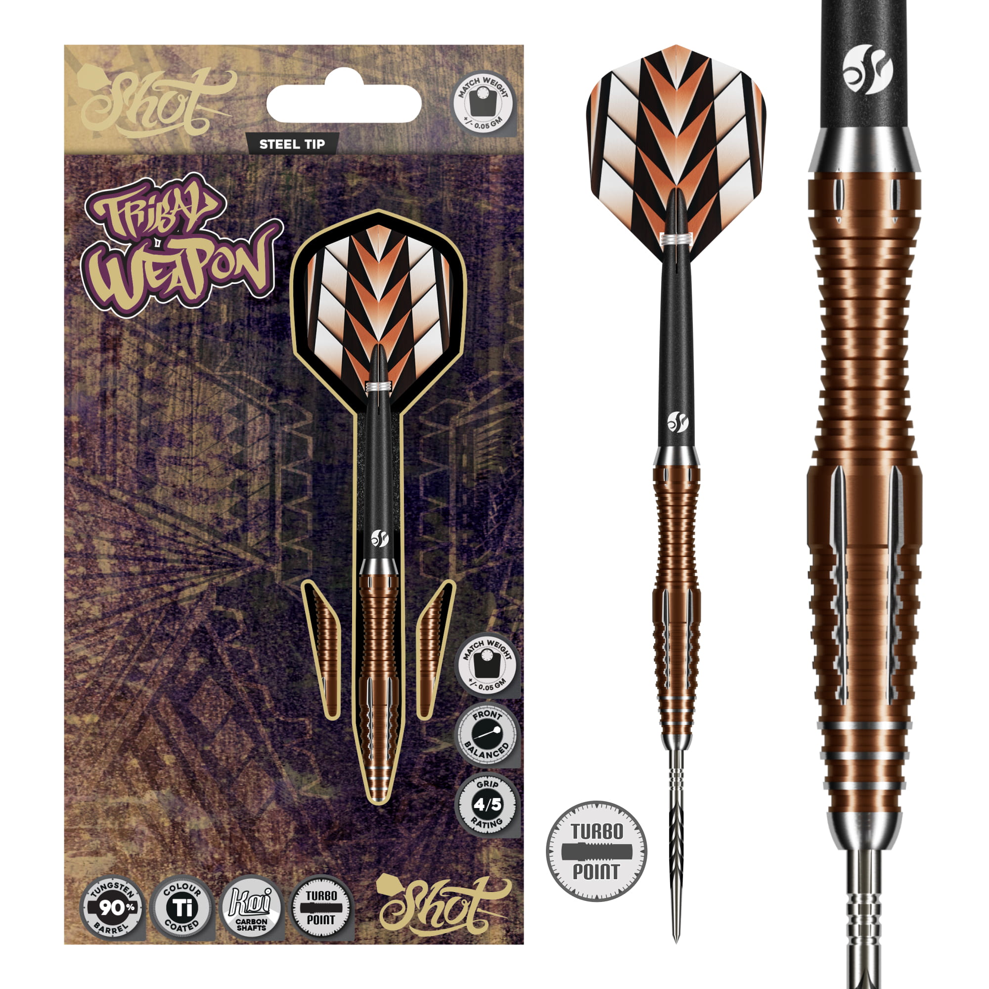 Shot Tribal Weapon I FW Turbo Point 90% Tungsten