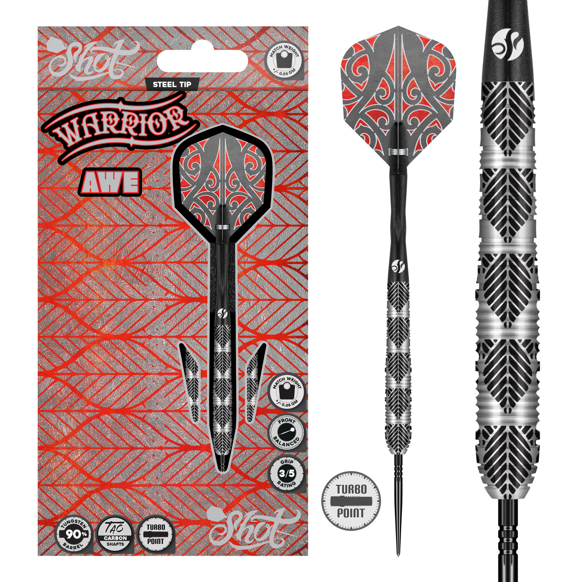 Shot Warrior Awe Turbo Point 90% Tungsten