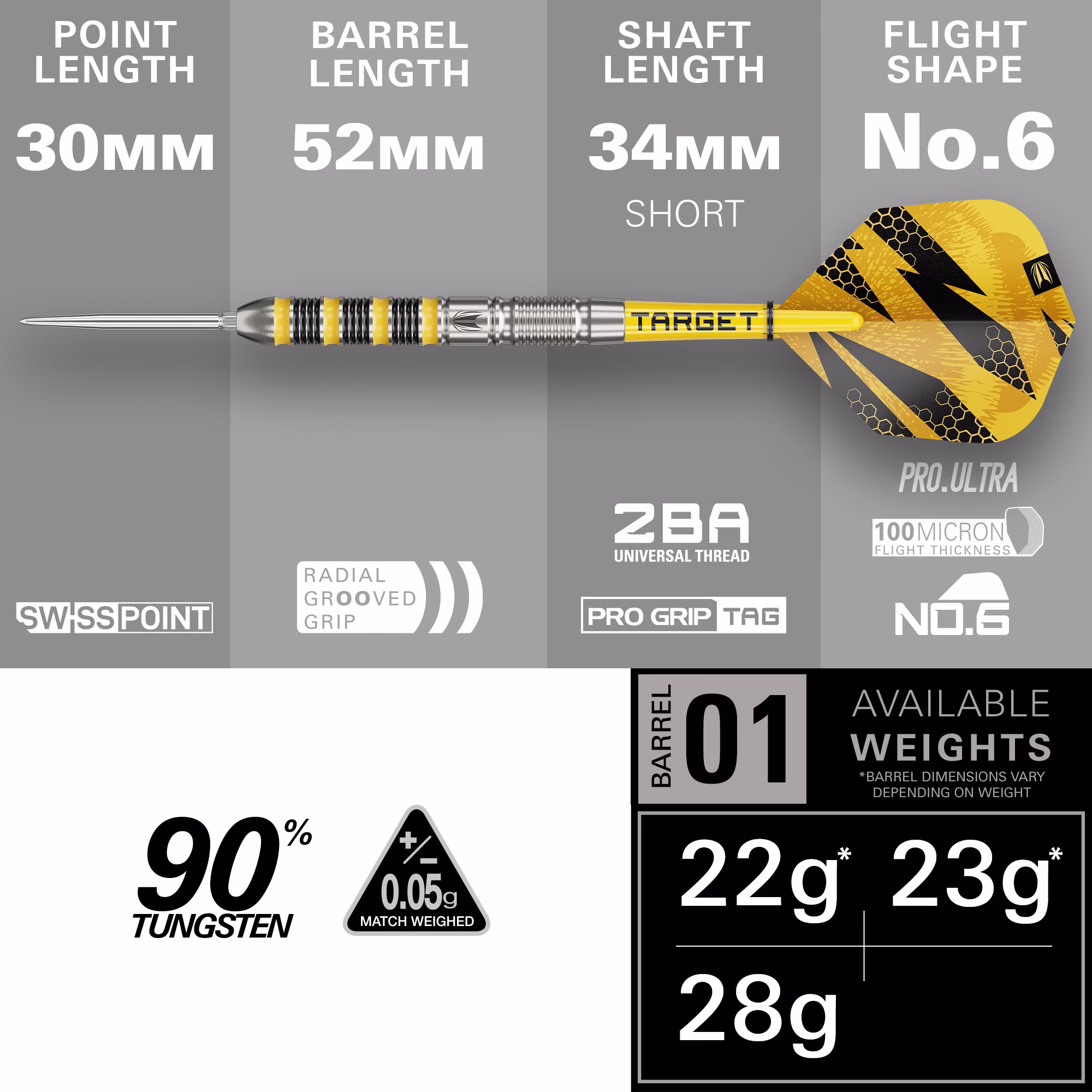 Target Buzz SP01 90% Tungsten - Afbeelding 4