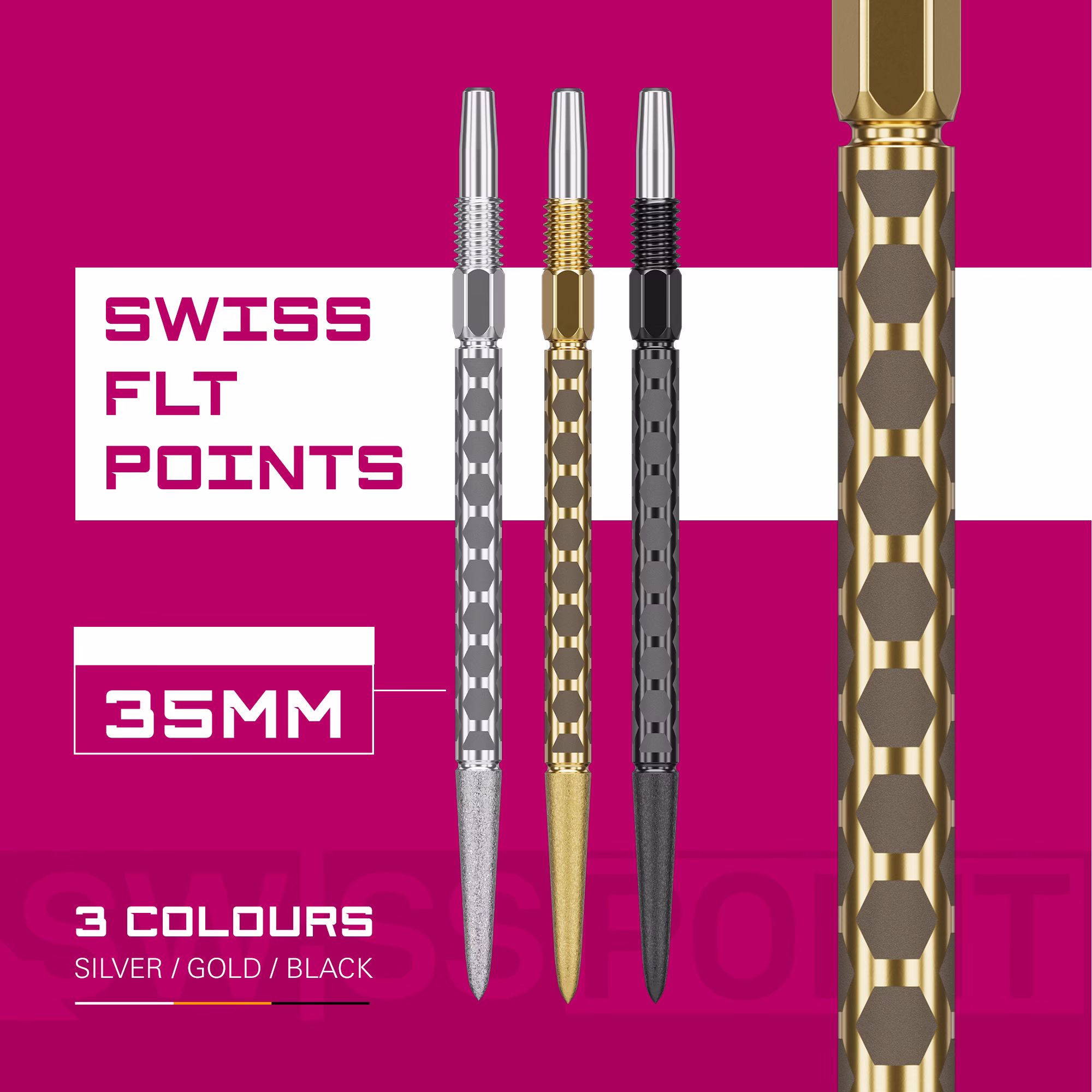 Target Swiss Point FLT Gold - Afbeelding 3