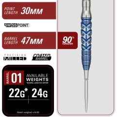 Alternative view of Target Japan Swiss Signature Series Toru Suzuki Sereno G3 95% Tungsten
