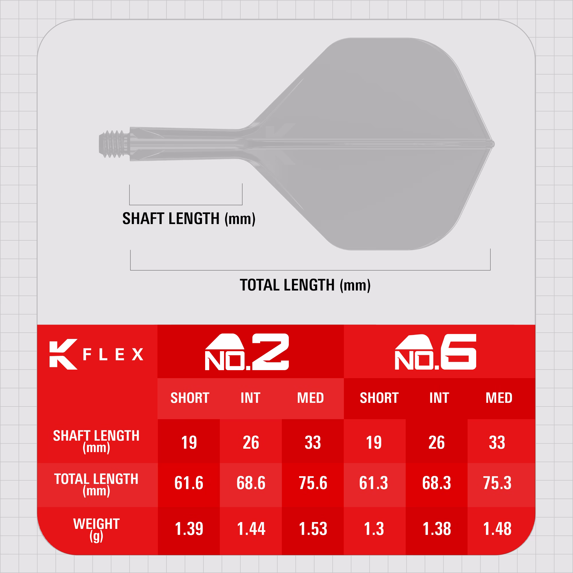 Target K-Flex Logo Flight Clear Std.02 - Afbeelding 3